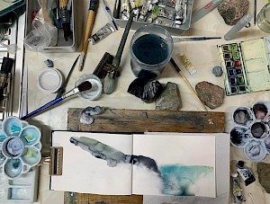 SOLD OUT - Experimental Watercolour Workshop with Peter Davis (ADULTS/FULL DAY)