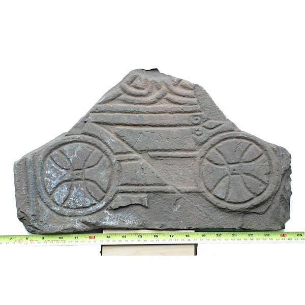 Pictish symbol stone from Mail, Cunningsburgh