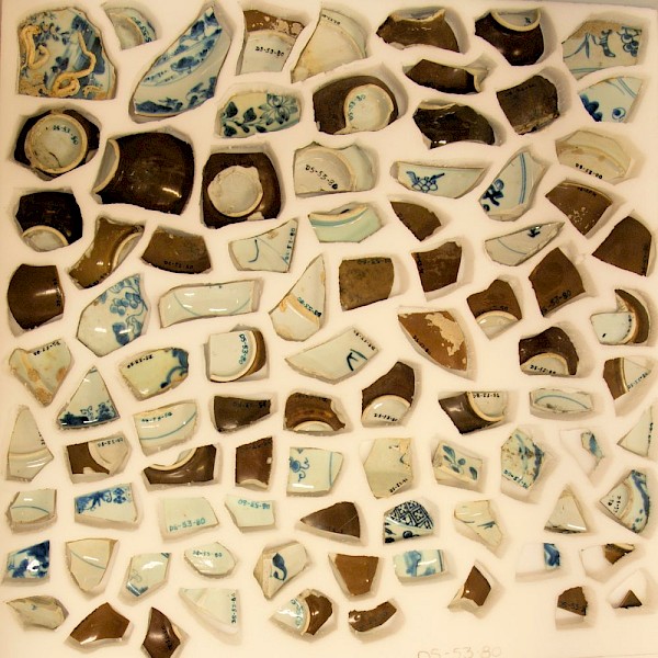 Pottery from 1745 Swedish ship wreck