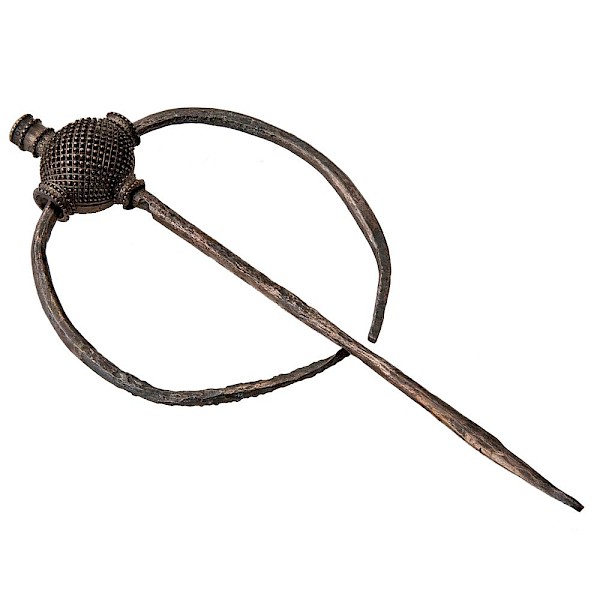 Viking silver brooch from Gulberwick