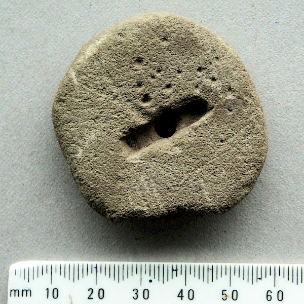 Toy millstone from Underhoull, Unst