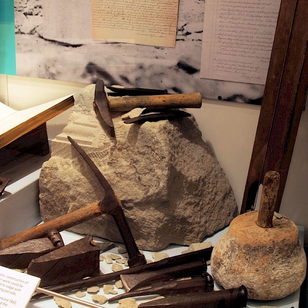 Stonemasons tools from early twentieth century