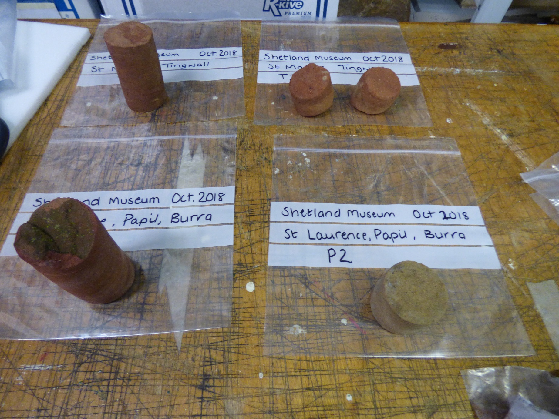 Samples ready to go