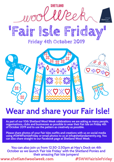 Fair Isle Friday Poster