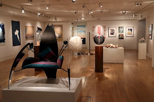Fair Isle Chairs on display in Da Gadderie