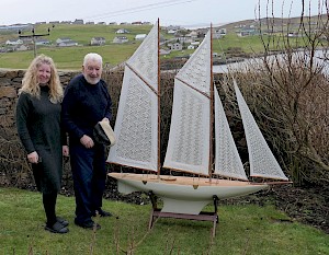 The Norwind : A Model Schooner with Fine Lace Sails