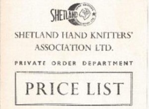 Evening Talk: Shetland Hand Knitters Association with archivist Brian Smith
